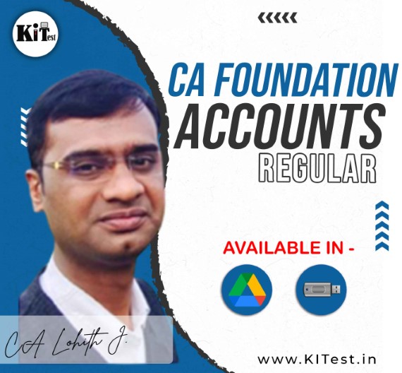 CA Foundation Accounts Regular Batch By CA Lohith J